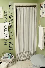 Make An Extra Long Shower Curtain