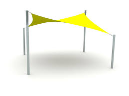 5m X 5m Square Shade Sail Canopy Structure