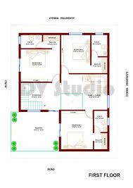 40x50 House Plans Option 2 2000 Sqft