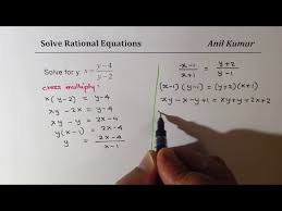 Isolate Variable From Rational