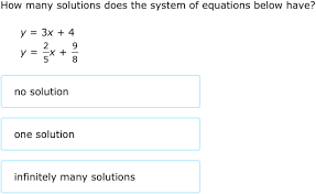 Ixl Classify A System Of Equations