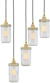 Jam Jar Cer Pendant 5 Lights