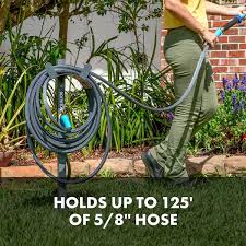 Garden Hose Stand With Brass Faucet