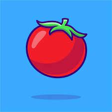 Tomato Vegetable Cartoon Vector Icon