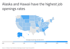states have the most job openings