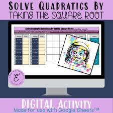 Solve Quadratics By Taking The Square