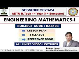 Engineering Mathematics 1 Unit 1