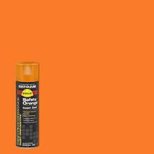 Gloss Safety Orange Spray Paint Case