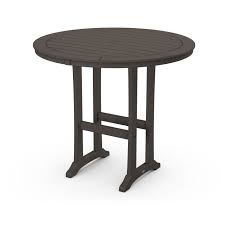Round Bar Table In Vintage Finish