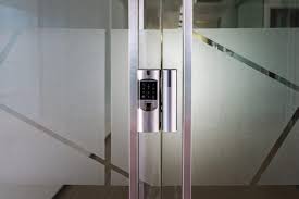 Smart Lock For A Commercial Glass Door