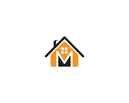 M Home Logo Vector Art Icons And