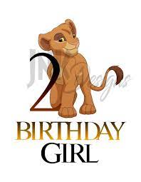 Lion King Nala Birthday Shirt Png Ages