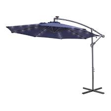 Solar Led Lights Round Patio Umbrella
