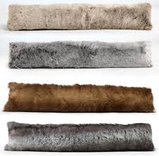 Luxury Faux Fur Draught Excluder Soft
