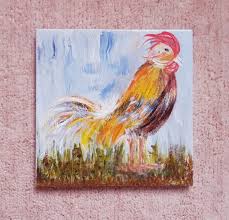 Hand Painted Ceramic Tile Cocl
