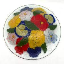 Peggy Karr Fused Glass Plate