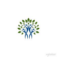 Creative Human Tree Concept Logo Design