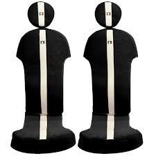 Fiat 500 Seat Cover And Headrest Set