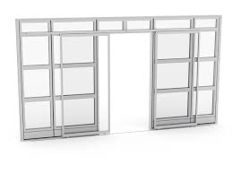 Glass Room Divider Wall With Sliding