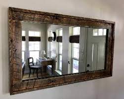 Mirror Frame Diy Rustic Mirrors