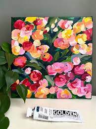 Flower Painting Tutorial Bright