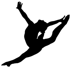 Wallmonkeys Gymnastics Silhouette Style