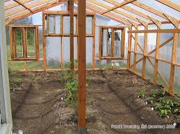 Build Garden Greenhouse Wooden Framed