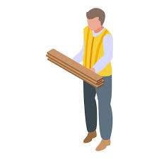 Repair Wood Floor Icon Isometric Of