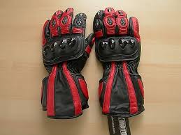 Leather Motorcycle Gloves Palm Slider