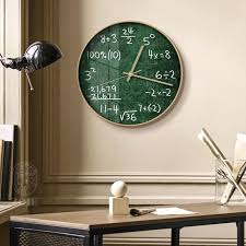 Wall Clocks Math Equation Creative