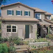 Rustic Taupe Flat Exterior Paint