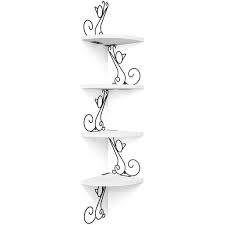 4 Tier Decorative Floating Corner Wall