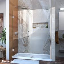 Unidoor 53 61 Hinged Shower Door