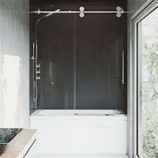 Chrome Bathtub Door