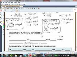 Rational Expressions And Their
