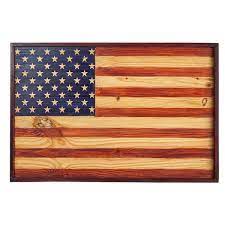 American Wood Flag Wall Decor