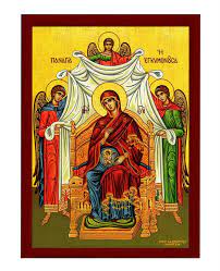Virgin Mary Icon Panagia In Pregnancy