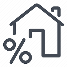 House Loan Percentage Rate Icon