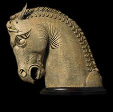 Ancient Persian Horse Sculpture
