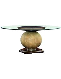 Dining Table With Round Glass Top And
