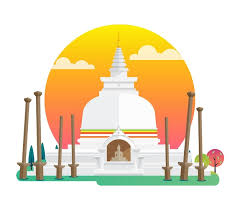 Vector Thuparamaya Buddhist Temple