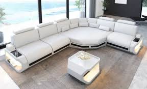 Contemporary Leather Sectionals
