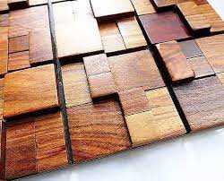 Decorative Mosaic Tiles Luxurious Wood