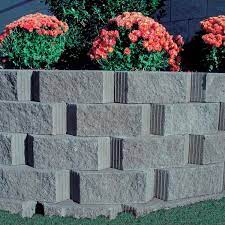Pavestone Legacy Stone Deco 6 In X 16 In X 10 In Charcoal Concrete Retaining Wall Block 45 Pieces 30 2 Sq Ft Pallet Grey