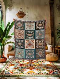 Tapestry Blanket Rustic Retro Decor