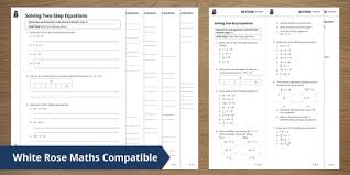 Solving Two Step Equations Teacher