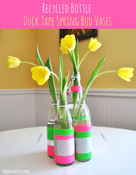 Duck Tape Spring Bud Vases