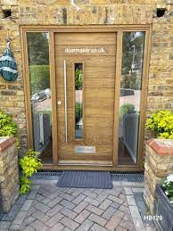 Contemporary Front Doors Oak Iroko And