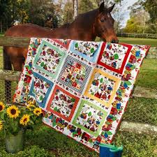 Novelty Of Squares Quilt By Yn Davis