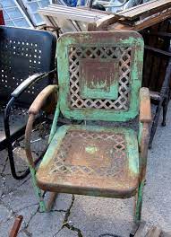 Junk Find Vintage Metal Lawn Chair